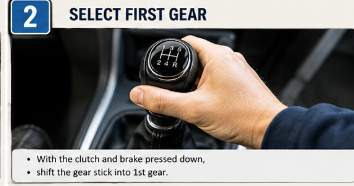 How to change gears in a manual car step by step