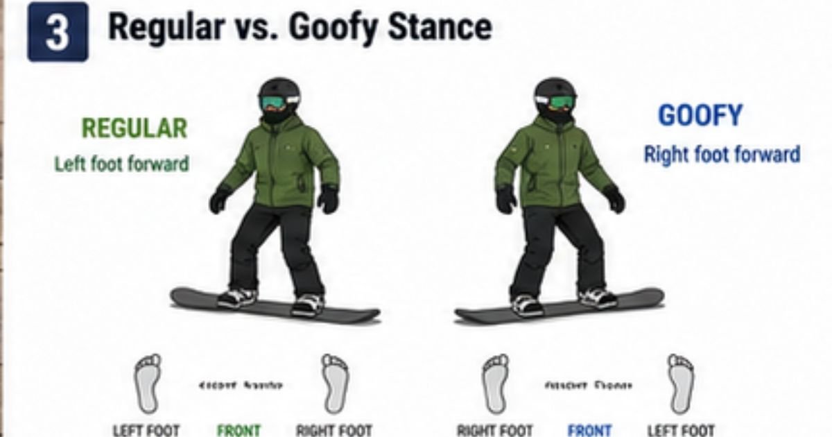 Snowboard stance goofy vs regular