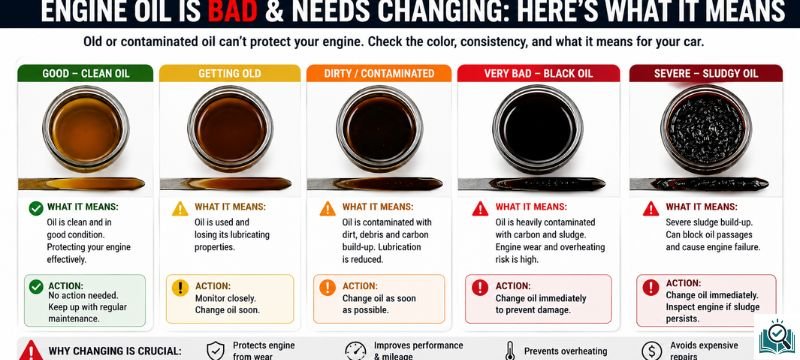 How to Check If Your Engine Oil Is Bad  