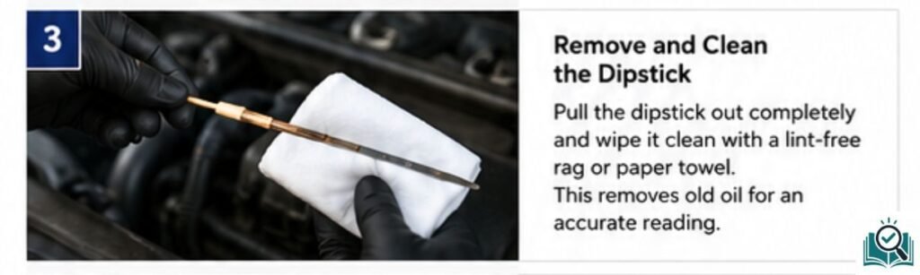 how to check oil level on dipstick